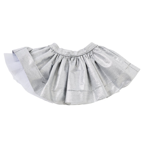 Pocket Skirt in Silver