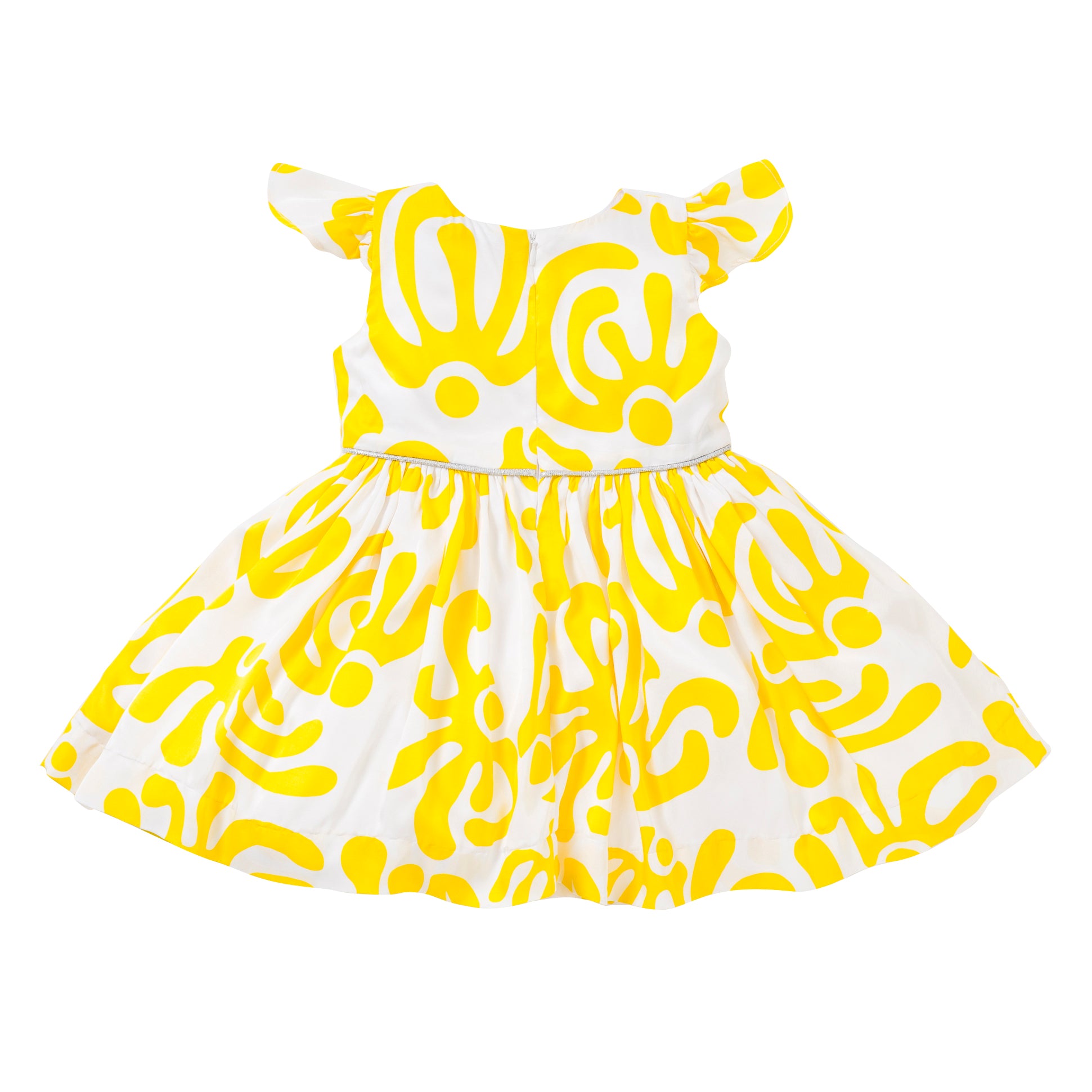 The Aria Dress in Yellow Dancers