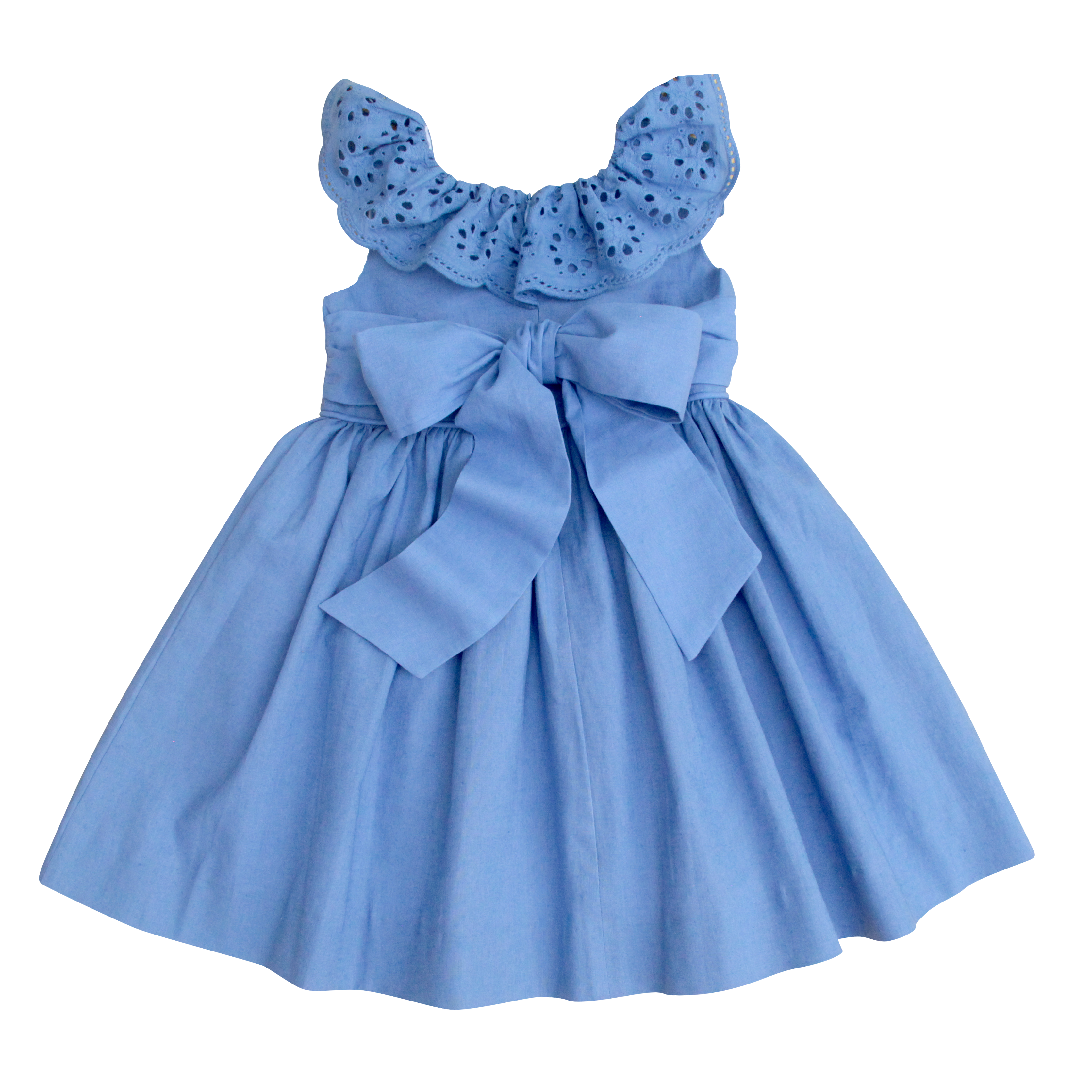 The Poppy Dress in Sky Blue