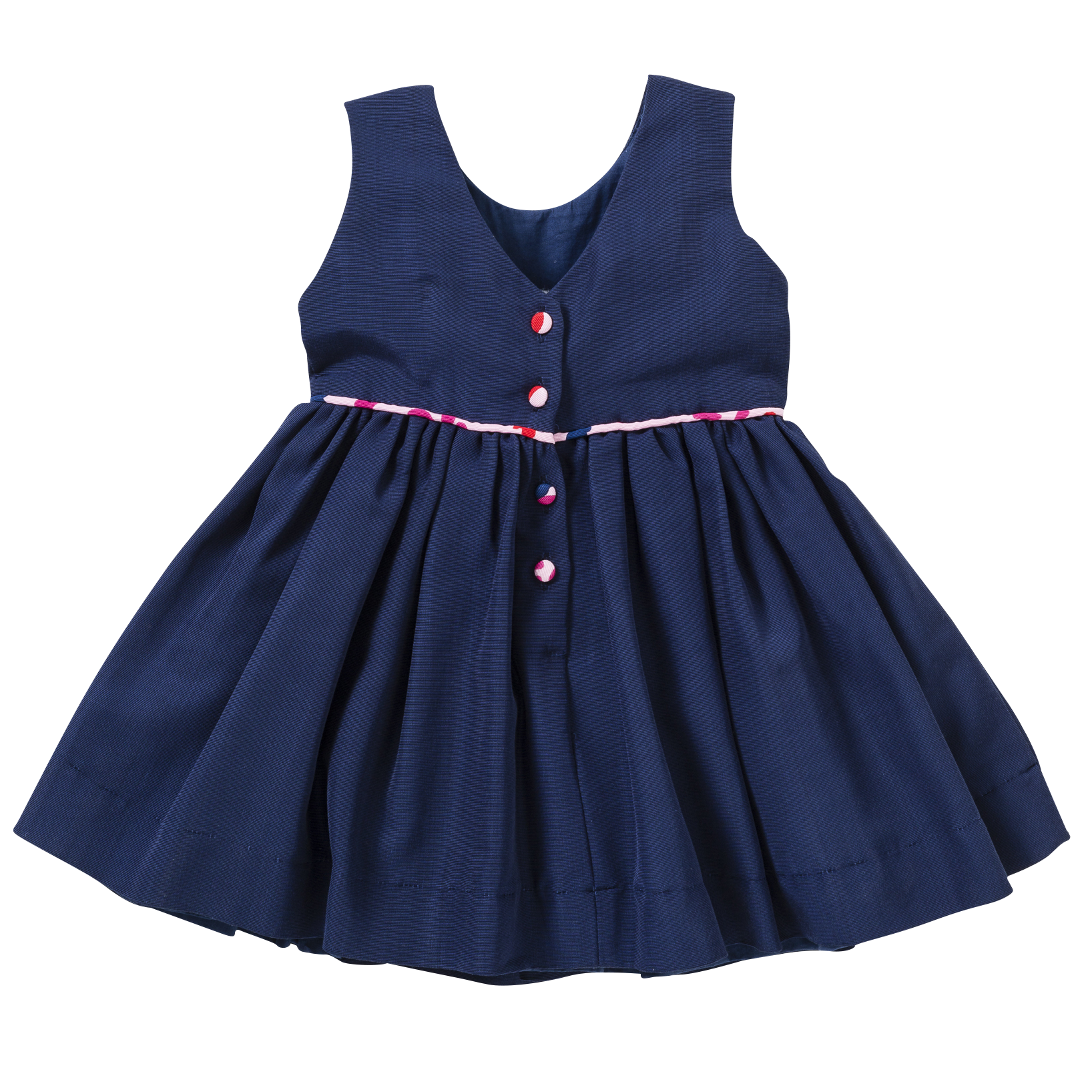 The Bow Dress in Navy