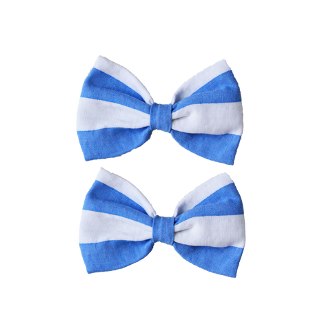 Side Bow Headband in Blue Dancers