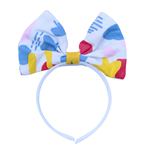 Side Bow Headband in Sprinkles