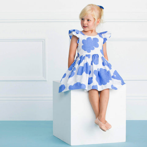 The Audrey Dress in Cloud