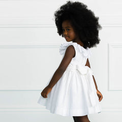 The Poppy Dress in French White